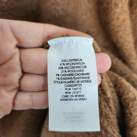 Alice + Olivia Oversized Stretch Sweater M Brown Cozycore - Picture 4 of 7
